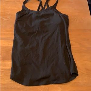 Black tank top